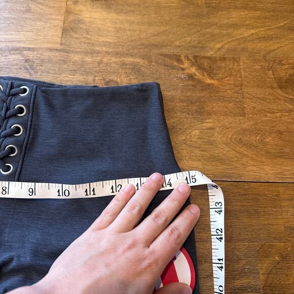 VS Pink University of Utah Utes Grey Collegiate Leggings Small Buttery Soft - Picture 7 of 13